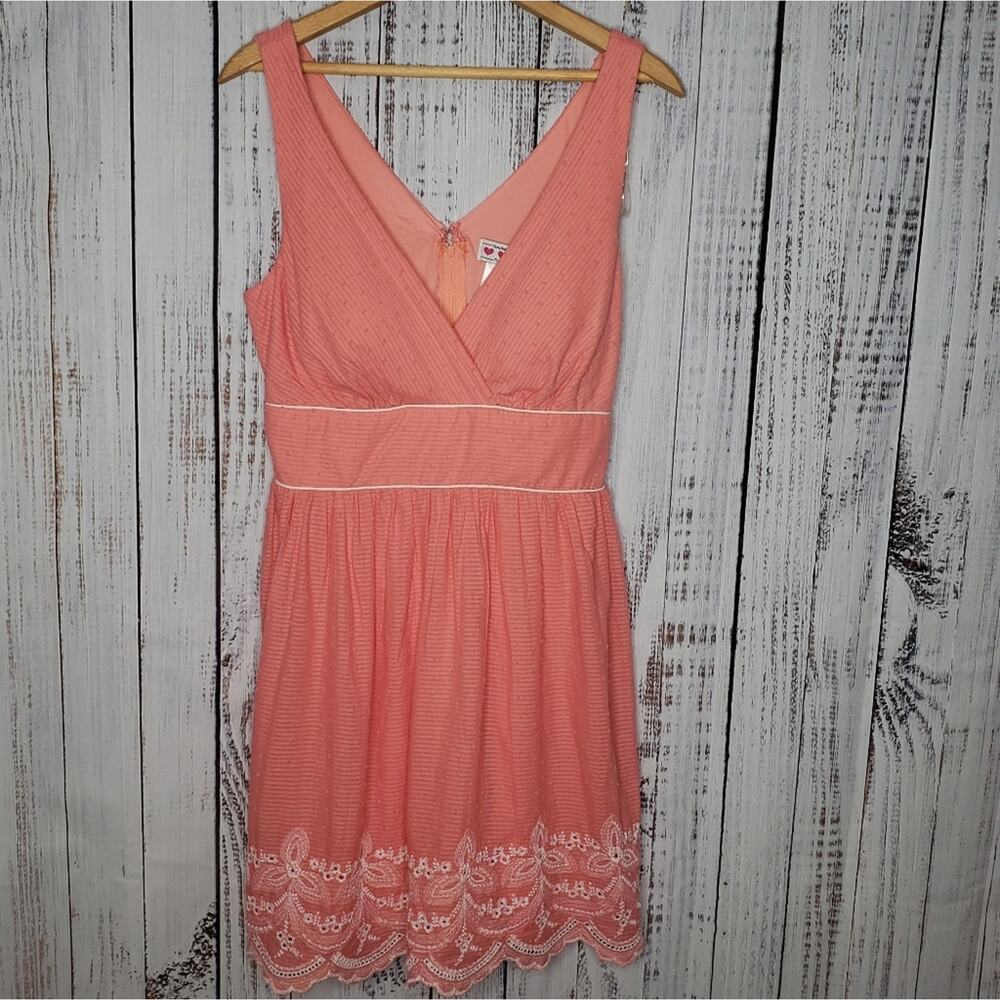 NWT! Coral Three Pink Hearts Trixie Dress